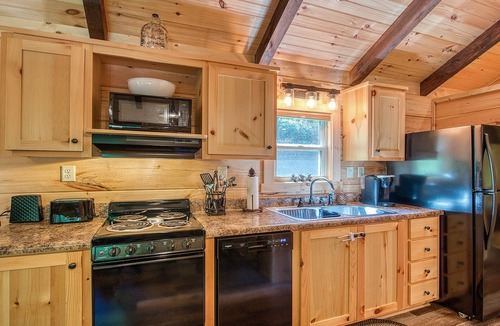 Maggie Valley Cabin | New Cabin on the creek, catch your trout, firepit, and near ski resort