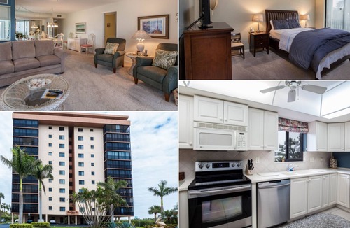 Bonita Springs Condo | NEW LISTING - Across from Beach - Free Wifi - Gorgeous Kitchen - Great Views