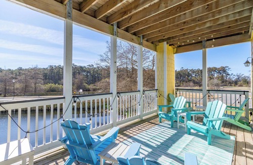 Bermuda Bay Condo | New Listing, First-Floor OBX Condo, Sunset Views, Community Pool, Lazy River
