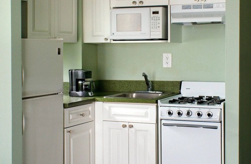 Central Park West Hotel | NYC Apartment-Style Double Suite | Kitchen | Steps from Beacon Theater & Subway