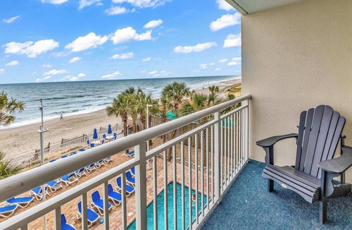 Downtown Myrtle Beach Condo | Oceanfront Family Friendly Condo with Pools