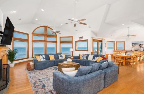 Ocean Hill House | Oceanfront Gem w Pool and Spas GameRm Dune Walkover