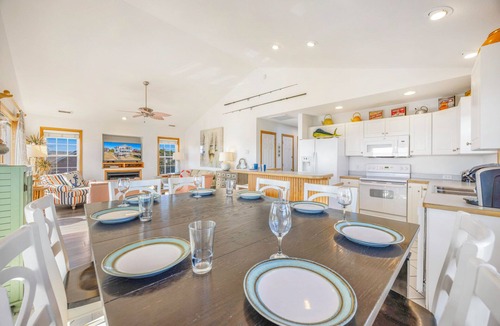 Salvo House | Oceanview Dog Friendly Home w/Private Pool, Hot Tub, Indoor and Outdoor Games