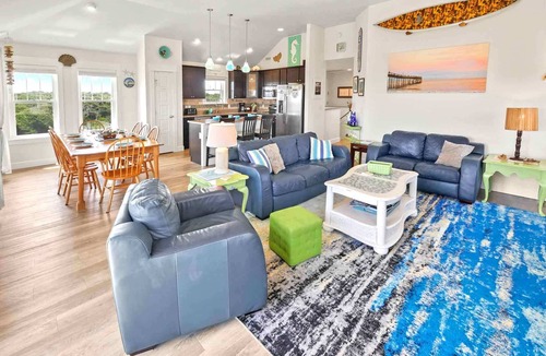 Buxton House | Oceanview Home with Private Saltwater Pool, Hot Tub, Elevator, and Game Room