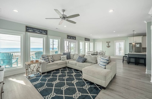 North Topsail Beach House | Oceanview Pet Friendly Home with Pool and Elevator