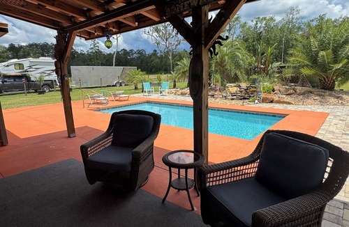 Silver Springs House | Once Upon Our Farm is a 3 bed/2 bath country pool home. Relaxation? Book Now!