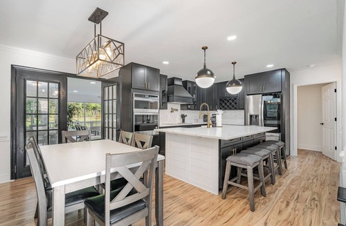 Mint Hill House | Peaceful Family Home: Game Room w/Bar, Fire pit, Grill, Playground, Bunkbed