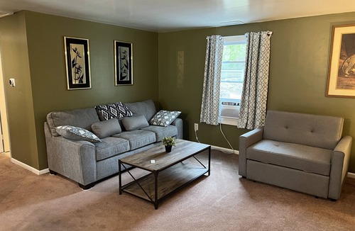 Pittsburgh Apartment | Peaceful Treetop Living 10 min. to downtown/stadium, large deck, pet friendly