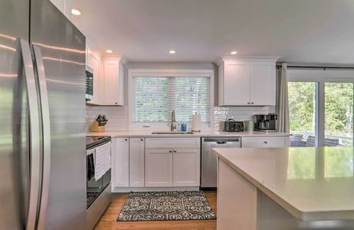 Hyannis House | Pool Table + Fire Pit: Wooded Hyannis Haven!