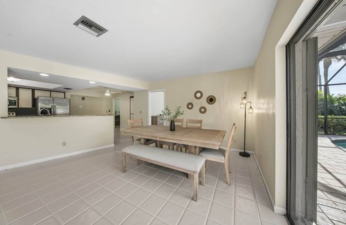 Palm River Estates House | Private Heated Pool North Naples Home Near Beach