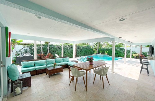Lighthouse Point House | Private Luxury Oasis Minutes From The Beach w/Private Heated Pool