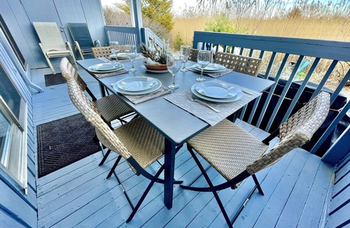 Southend House | Quiet, comfortable, dog friendly 3 BR townhome; short dune walk to the beach.