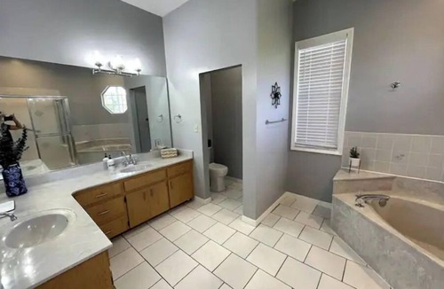 Fellowship House | Relaxing and Peaceful 4 bedroom/2 bath home with heated pool.