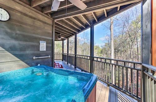 Ellijay House | Resort-Style Home w/Hot Tub in Ellijay