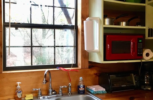 Ellijay Cabin | Right on Clear Creek Tiny Home! Secluded yet convenient to town.