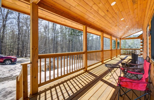 Groton Cabin | Riverfront Rumney Vacation Rental w/Fire Pit!