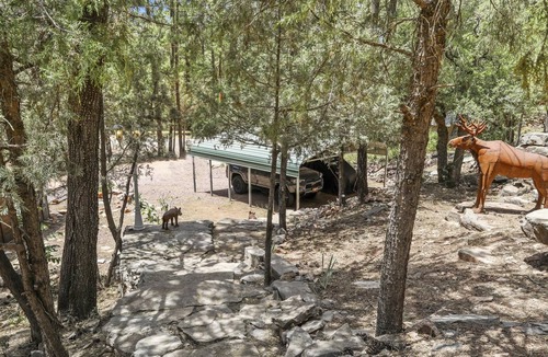 Whispering Pines Cabin | Romantic Cozy A-Frame in Whispering Pines!