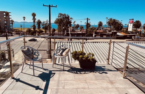 Ensenada House | Rooftop Ocean views, great outdoor space, A/C, prime location, gated, firepit