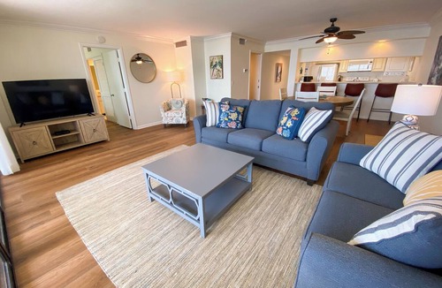 Punta Rassa Condo | Sanibel Harbour Resort - 314: Stylish condo steps away from private beach.