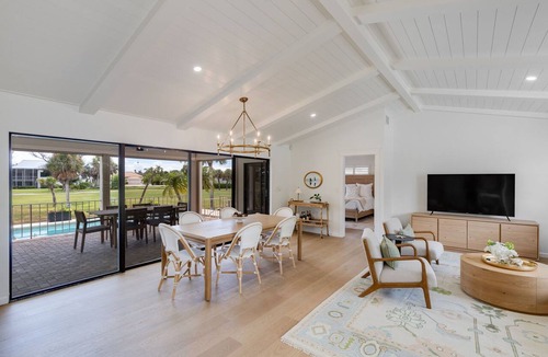 Beachview Country Club Estates House | Saved by the Bel - Sanibel Island House with Private Pool, Golf Views & Beach Access!