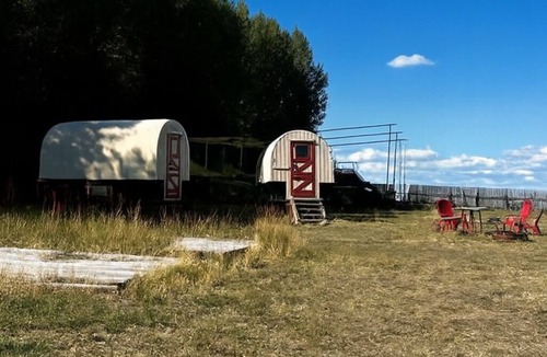 Tetonia House | Shepherds Wagon: Aesthetic Ranch Glamping