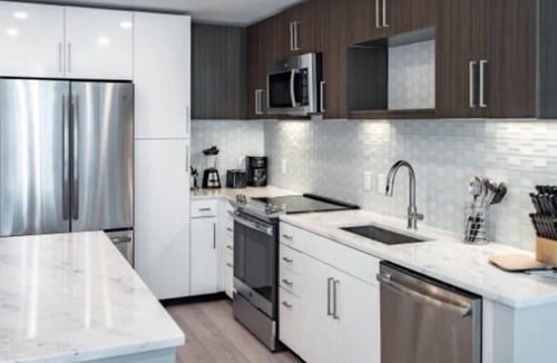 Woodmont Triangle Apartment | Sleek | 1 Bedroom Apartment | Bethesda MD | with Balcony | by GLS