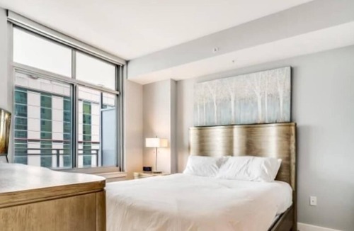 Woodmont Triangle Apartment | Sleek | 1 Bedroom Apartment | Bethesda MD | with Balcony | by GLS