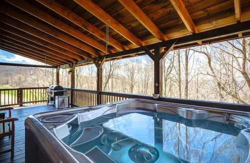 Zionville Cabin | Smokey Mountain Hideaway w/Hot Tub Pet Friendly