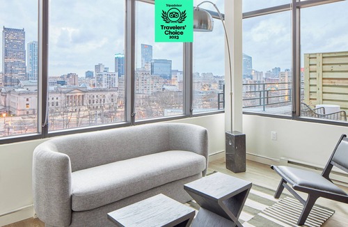 Logan Square Apartment | Sonder The Tidewater | One-Bedroom Apartment w/ Rooftop