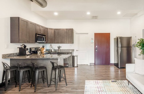 West Poplar Apartment | Sosuite | 2BR Apt w Balcony, W/D, Gym, On-Site Bar