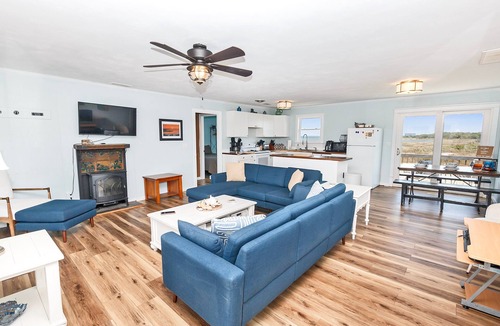 Buxton House | Soundfront, Dogs Welcome, Boat Slip, Water Access, & Panoramic Sound Views