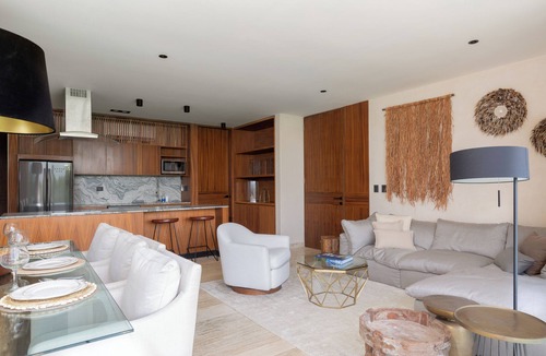 Zama Apartment | Spacious 3-bedroom Ph with WiFi, AC in lovely Tulum