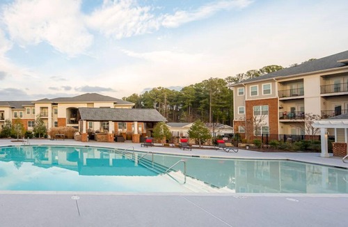 Morrisville Apartment | Spacious and Comfy 1BR Gym, Pool+Balcony