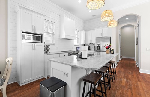 Inlet Beach House | Spacious Home with Bikes, Private Beach Access and Community Pool