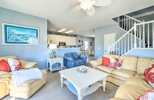 North Topsail Beach Cottage | Spacious North Topsail Family Home With 2 Decks