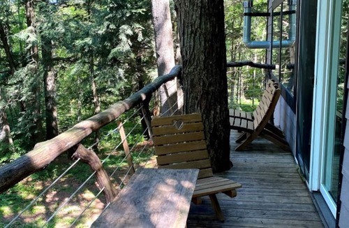 Gleason Cabin | Spacious Tree House w/River & Trail Access