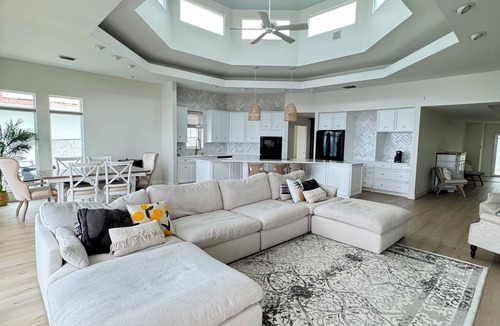 Coquina Key House | Spacious Waterfront Tropical Oasis: Hot Tub, Dock & Turf