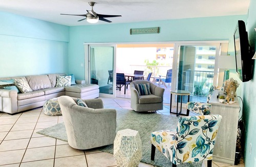 Siesta Key Condo | Steps away from the #1 beach! Spectacular views on the GIANT balcony!