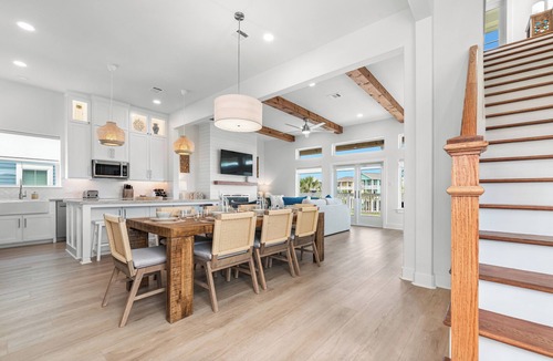 Red Fish Cove House | Stunning New Beach House in Pointe West, Galveston. Amazing Gulf Coast Views!