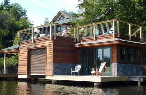 Tupper Lake House | Stunning timber frame lake house with boathouse, game room. Sleeps 10.