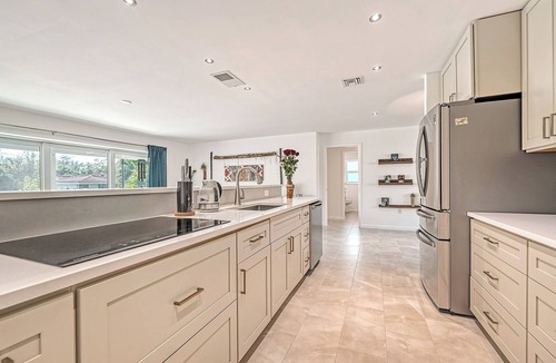 Indian Beach Sapphire Shores Villa | Stylish Pool Villa 3BR/2BA with outdoor bathtub