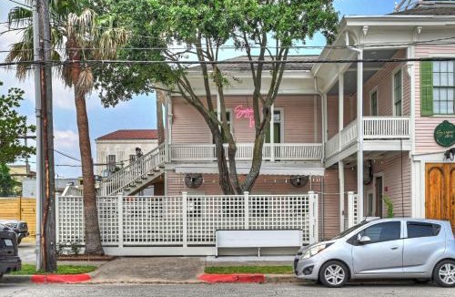 Crystal Beach Hotel | Sugars Inn Room 4 Historic NOLA Charm in Downtown Galveston