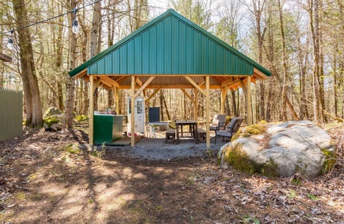 Hopkinton Cabin | The Rock House up in the trees!
