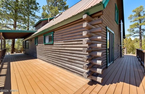 Overgaard Cabin | The Treehouse a 4-bedroom log cabin on 3 acres in Heber-Overgaard
