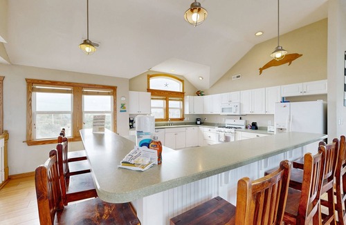Buxton House | Towering beach house with private pool, hot tub, decks & ocean views