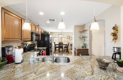 Los Arbolitos Ranch House | Tranquil Oasis! 3 bdrm Home with No Fee Heated Pool- Hot Tub! Great Location!