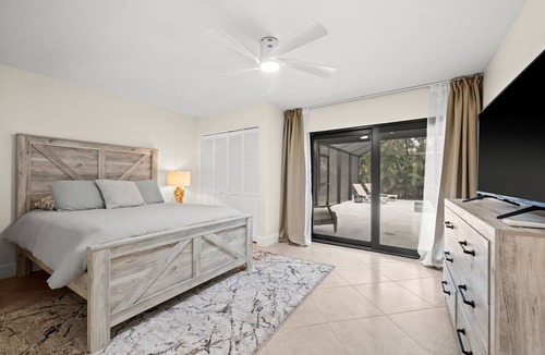 Palm River Estates House | Tropical Retreat Naples, FL - Private heated pool & patio with outdoor living