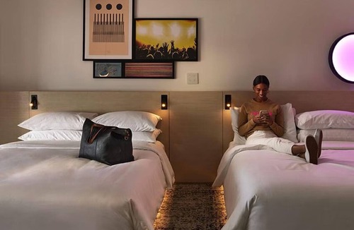 Castleberry Hill Hotel | Two Queens Room | 4 Units | Reverb Hard Rock Downtown Atlanta