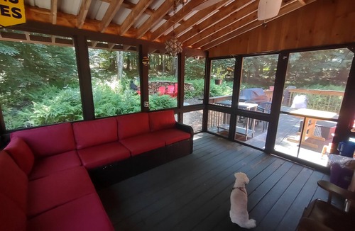Tupper Lake House | Upper Saranac Lake. Beach and dock. King bed, pets, paddle, hike, Olympic venues