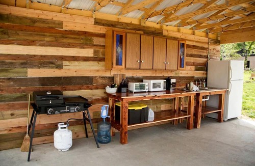 St. Clair House | Vintage Camper Rental Ideal for Glamping in Missouri, MO